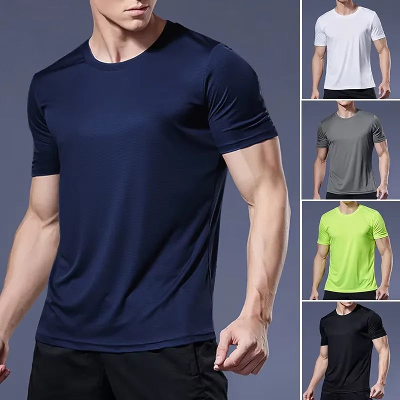 Men's Jogging T-Shirt Quick Dry Compression, Perform, Recover, Zenflow Active