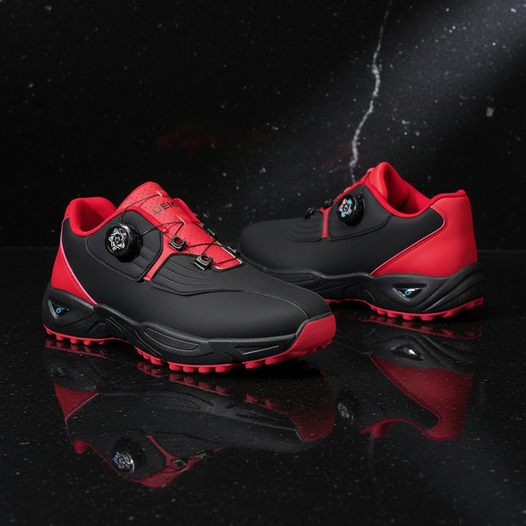 Men's Golf Shoes | Non-Slip Rotating Button Athletic Shoes for Ultimate Comfort - Zenflow Active
