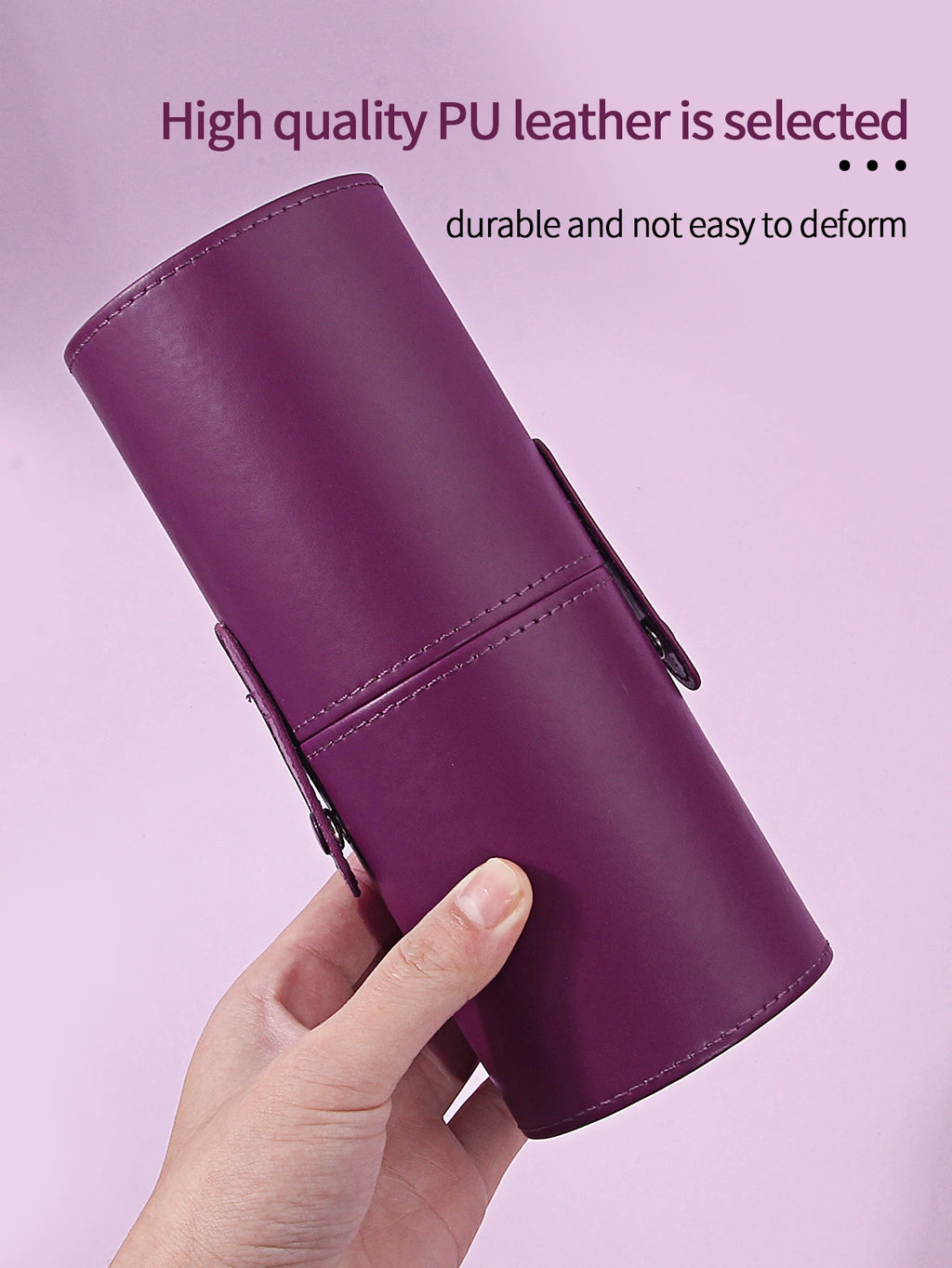 Portable Makeup Brush Holder Cylinder Zenflow Active
