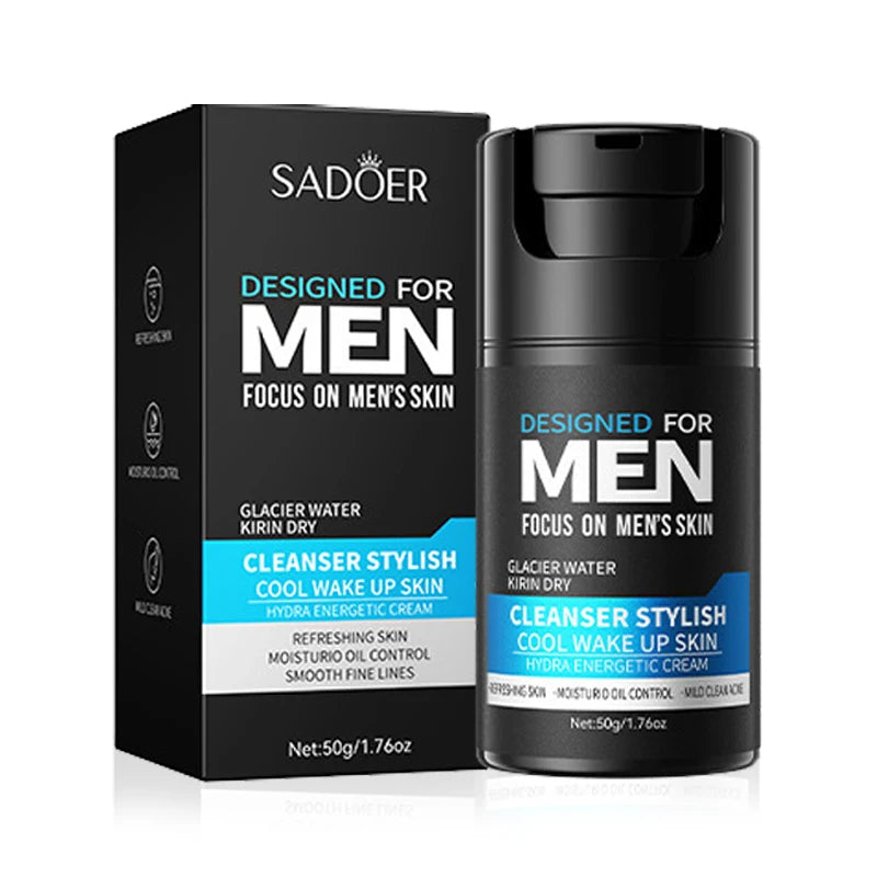SADOER Men’s Skincare Essentials, Face Cream, Cleanser, SPF & More - Zenflow Active