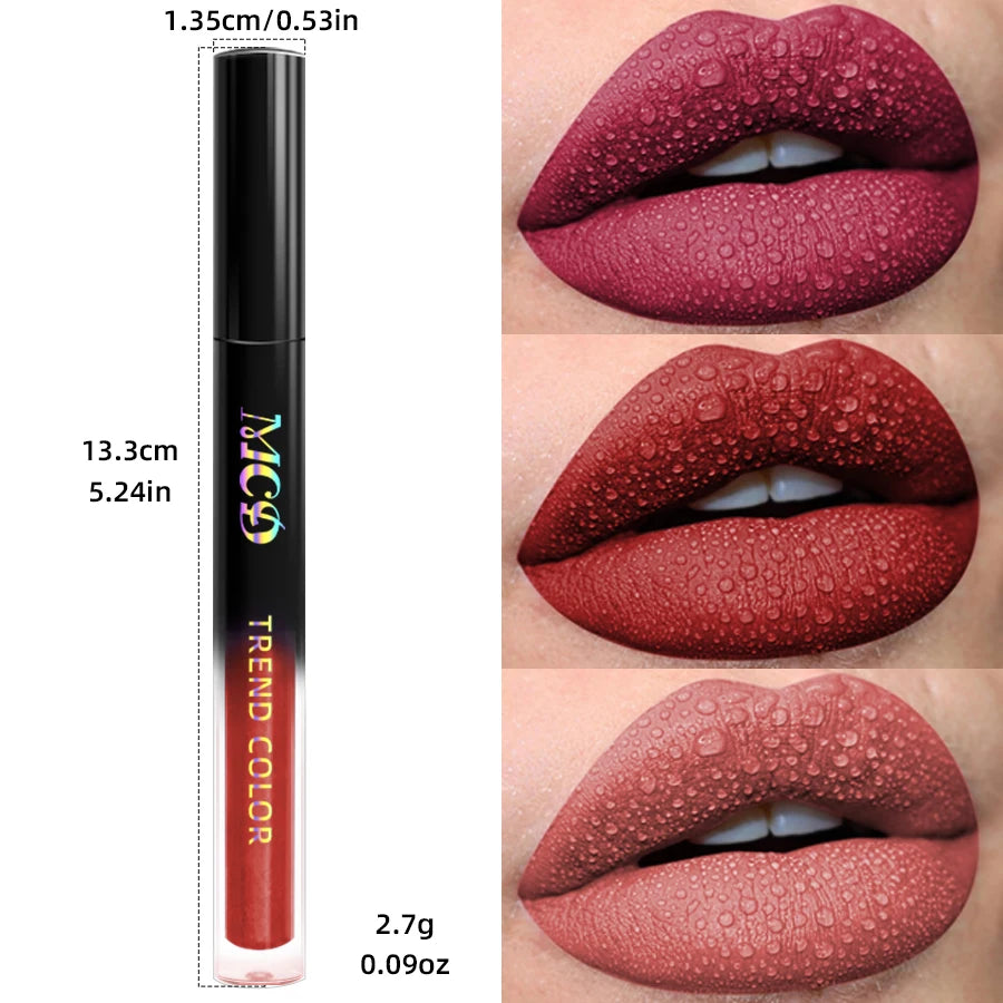 19 colors Matte Lip Gloss