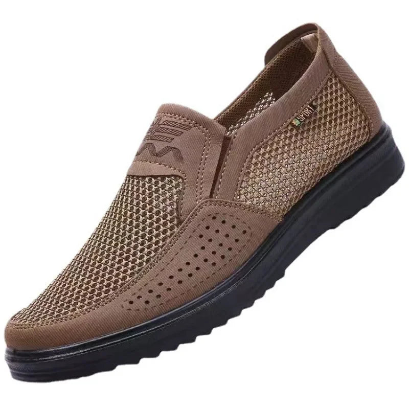 Men's Breathable Slip-On Casual Shoes | Lightweight Summer Loafers - Zenflow Active