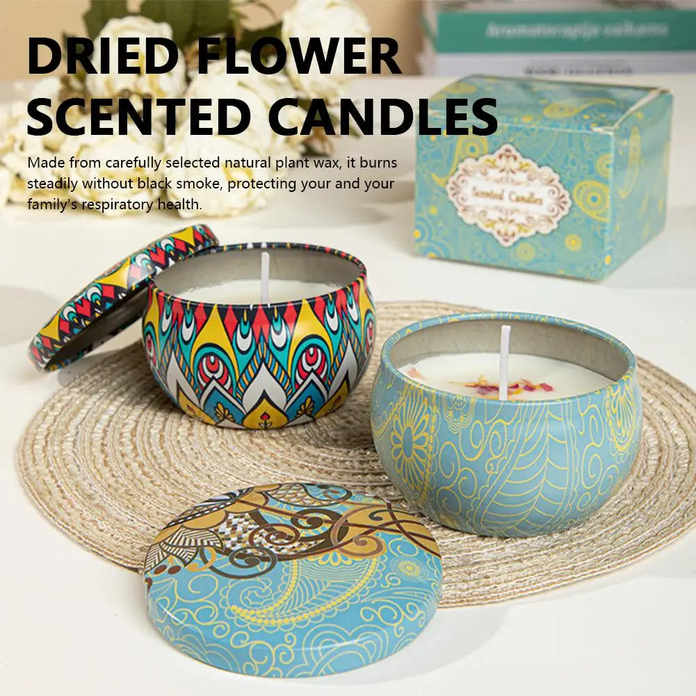 Aromatherapy Candles Flower Fragrance Scent Candle - Zenflow Active