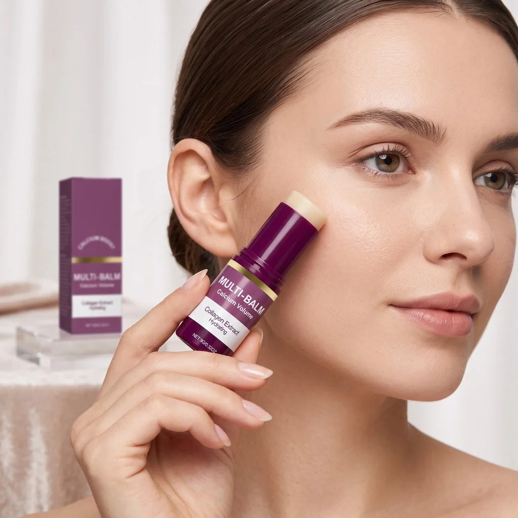 Collagen Multi Balm Stick, Hydrating Face & Neck Moisturiser - Zenflow Active