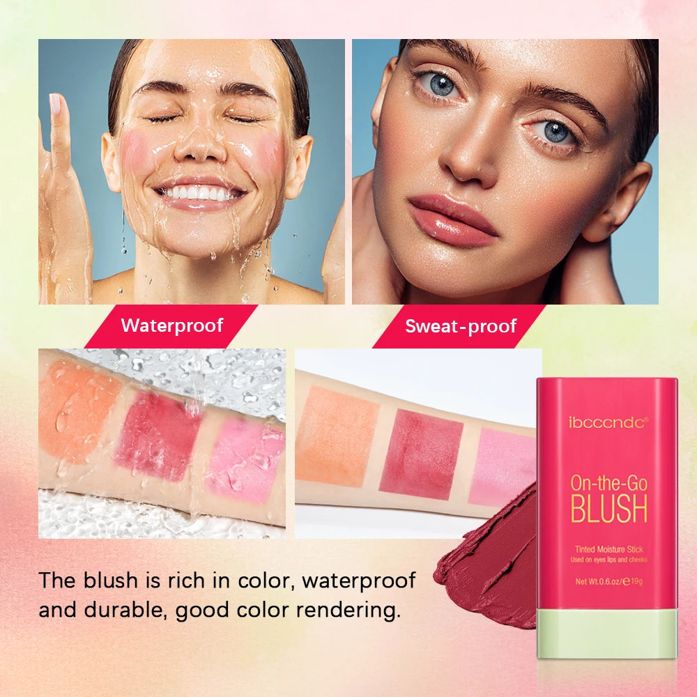 Multi-Use Cream Blush Stick — Cheeks, Lips & Eyes - Zenflow Active