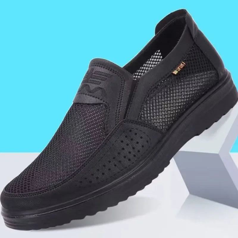 Men's Breathable Slip-On Casual Shoes | Lightweight Summer Loafers - Zenflow Active