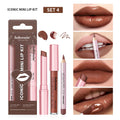 Lip Combo Matte Lipstick + Lip Liner Pen Lip Gloss Set - Zenflow Active