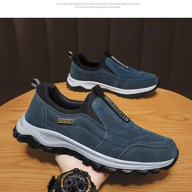 Men's Wear-Resistant Hiking Shoes | Non-Slip Casual Outdoor Trainers - Zenflow Active