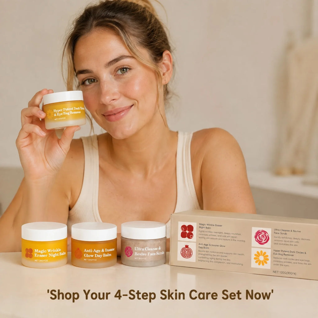 Complete 4-Piece Day & Night Skincare Set - Zenflow Active