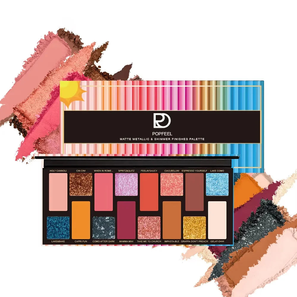 Eye Makeup 16 Colour Eyeshadow Palette - Zenflow Active