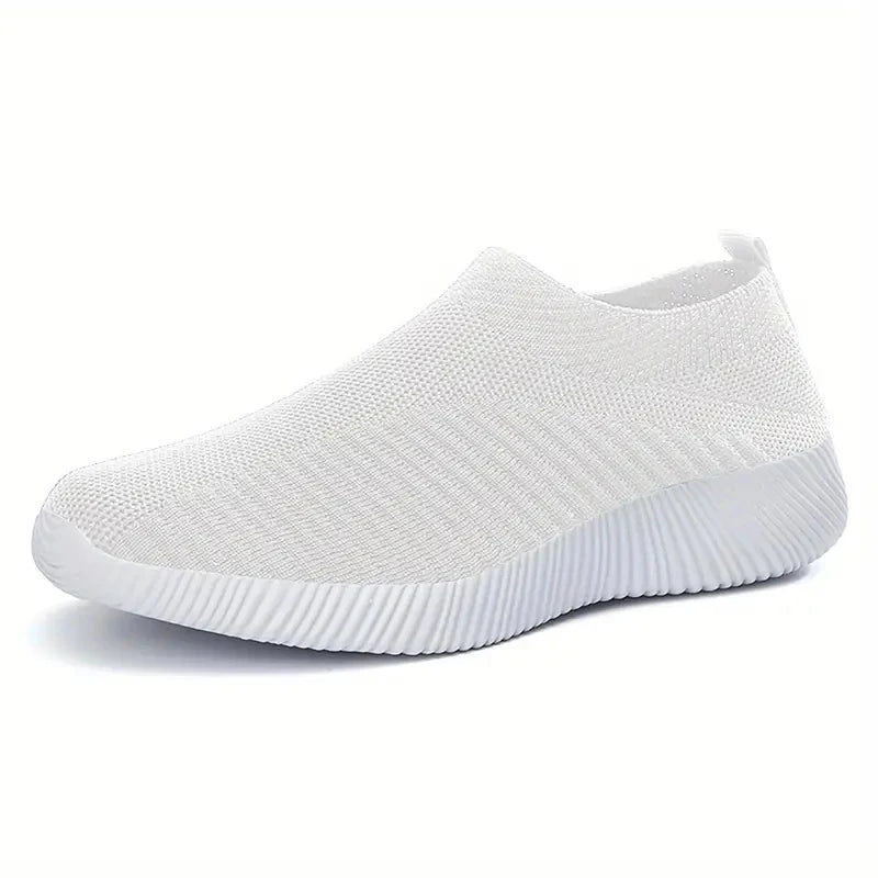 Women's Mesh Slip-On Sneakers — Lightweight, Breathable, EVA Sole, Casual & Sport - Zenflow Active