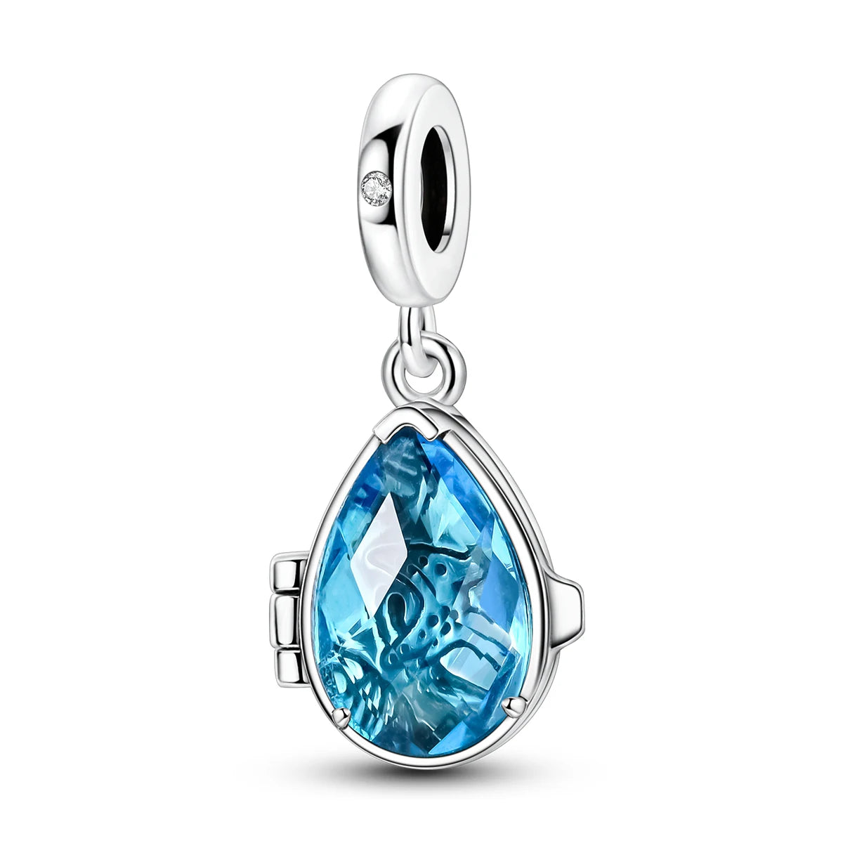 Charms Original 925 Silver Blue Beads Fit Bracelet Pendant Diy For Woman Fine Jewelry - Zenflow Active