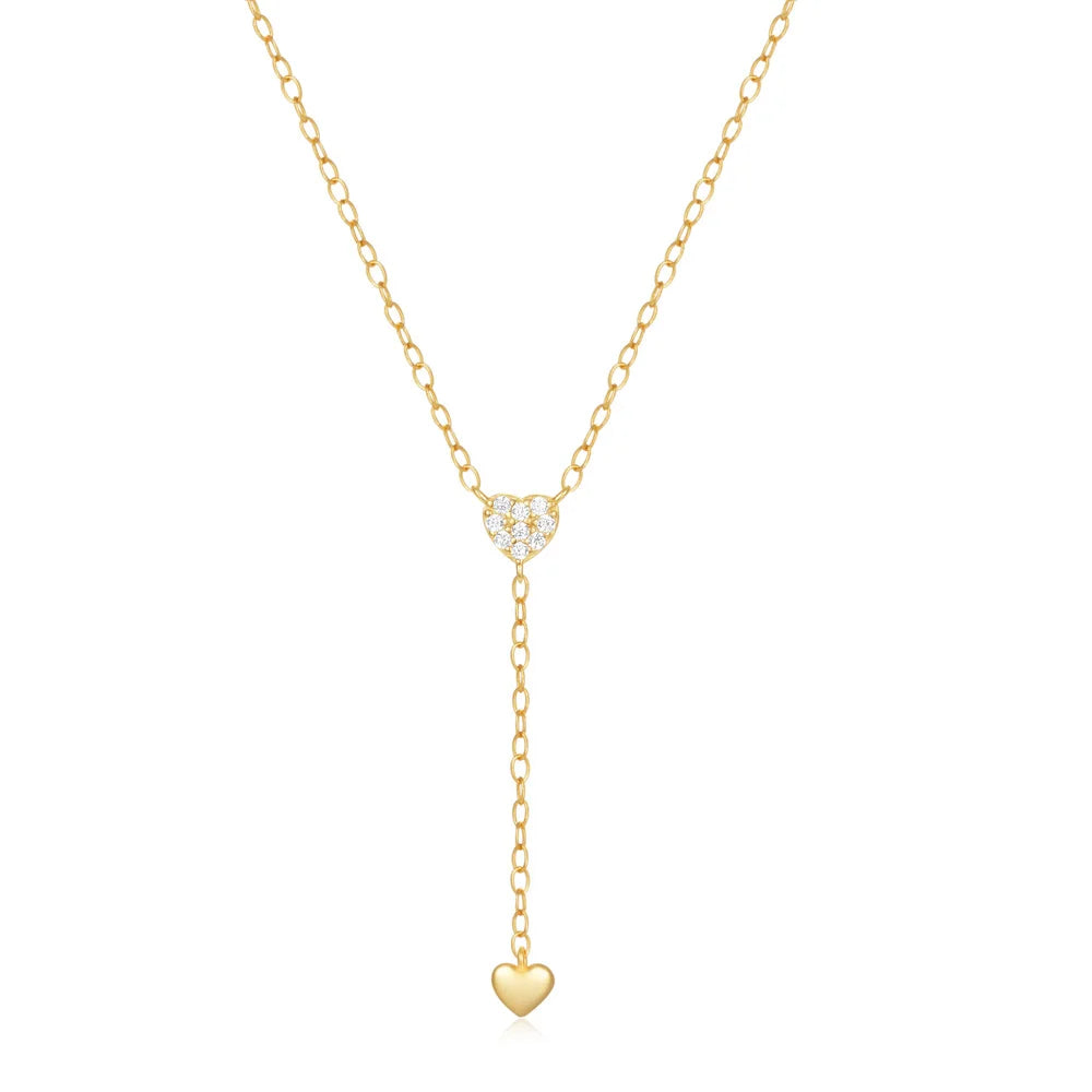 CANNER Crystal Zircon 925 Sterling Silver Necklace For Women Pendente Fine Jewellery Long Chain - Zenflow Active