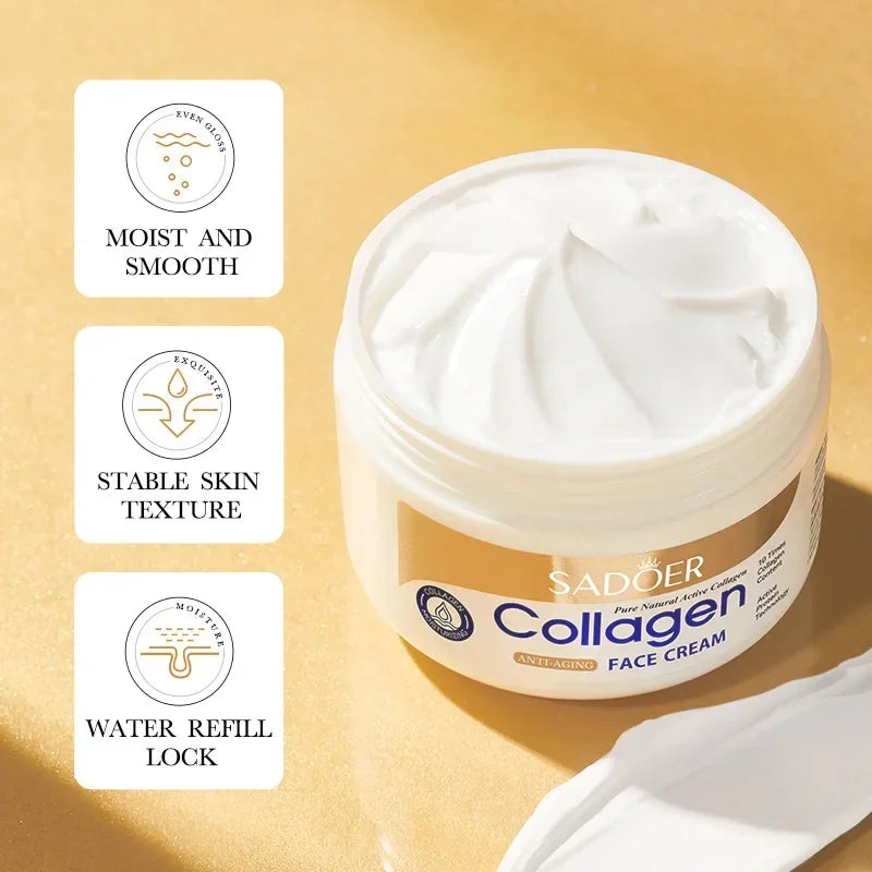 SADOER Collagen Firming & Hydrating Face Cream - Zenflow Active