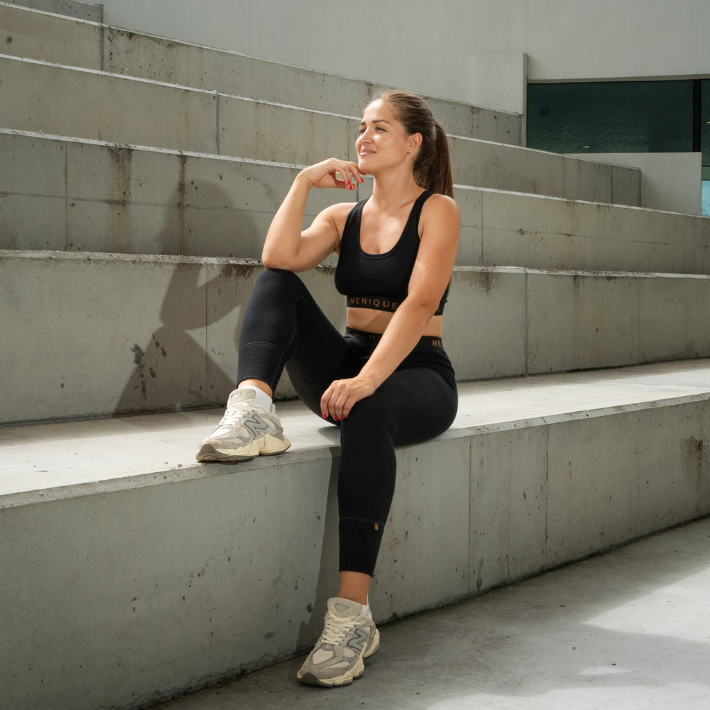 Women's 250 Merino Rub Pants Black menique
