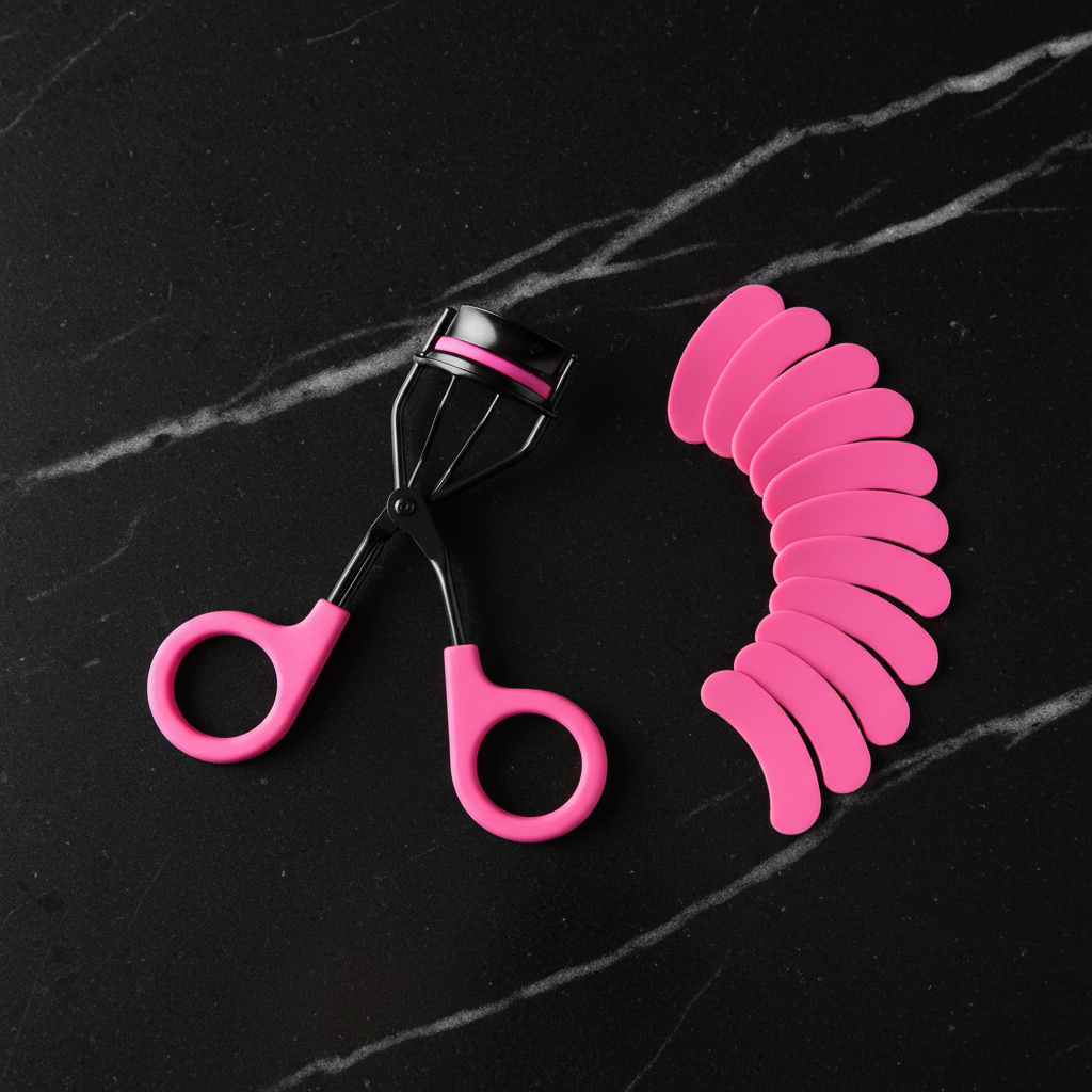 Black Pink Eyelash Curler Kit