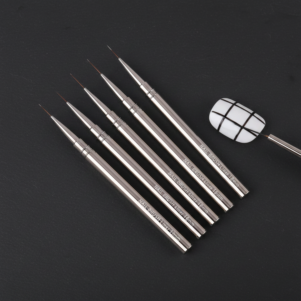 Chrome Liner Brush Set - AI Editorial