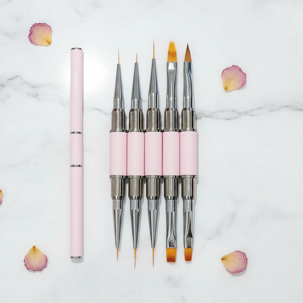 Double-Head Nail Art Brushes - AI Editorial
