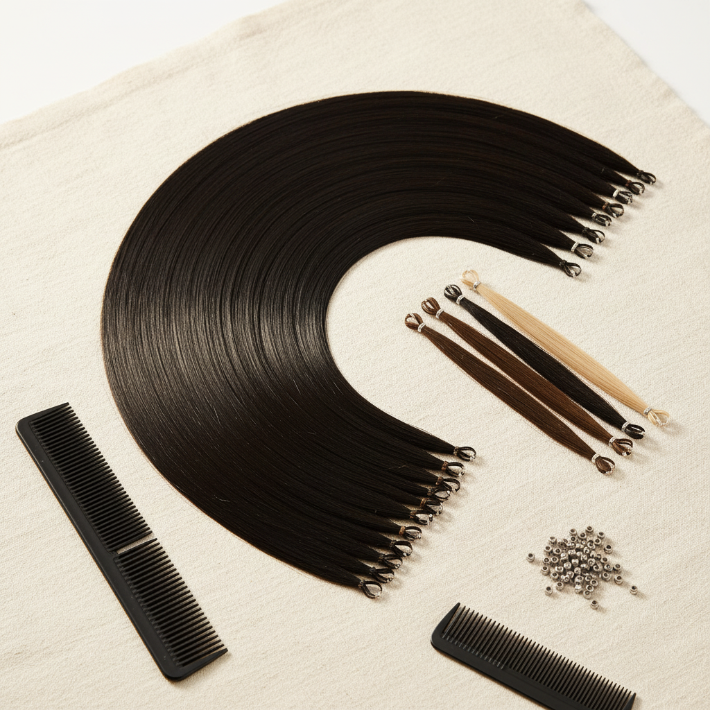 Feather Hair Extensions - AI Editorial
