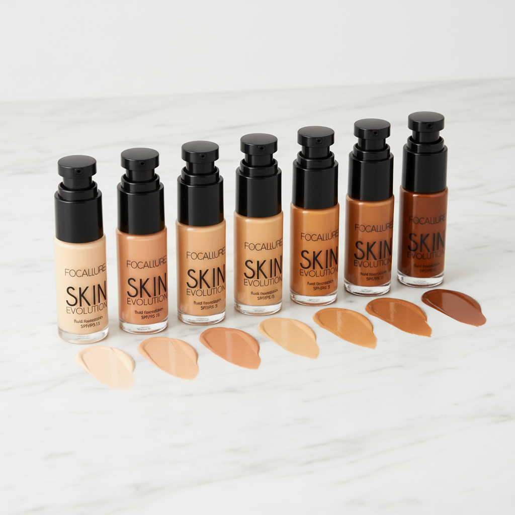 Focallure 8 Shade Foundation - AI Editorial