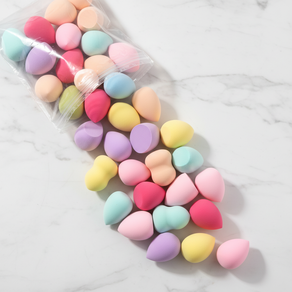 Makeup Sponge Assortment - AI Editorial