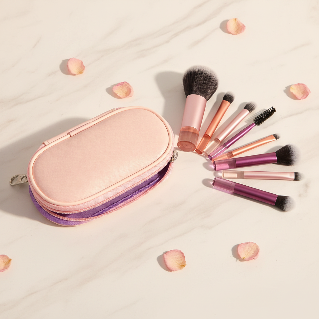 Mini Makeup Brush Set - AI Editorial