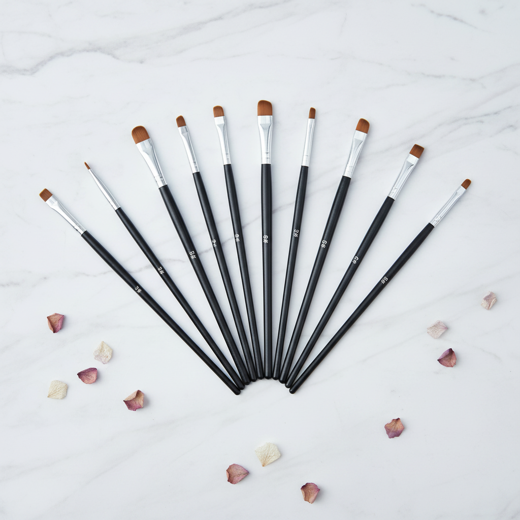 Nail Art Brushes - AI Editorial