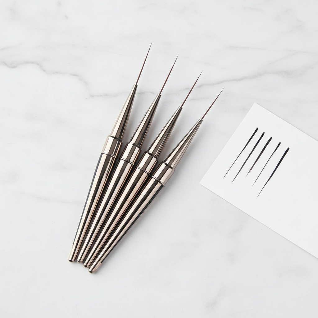 Nail Art Liner Brushes - AI Editorial