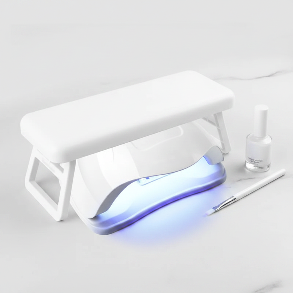 Nail Pillow UV Lamp - AI Editorial