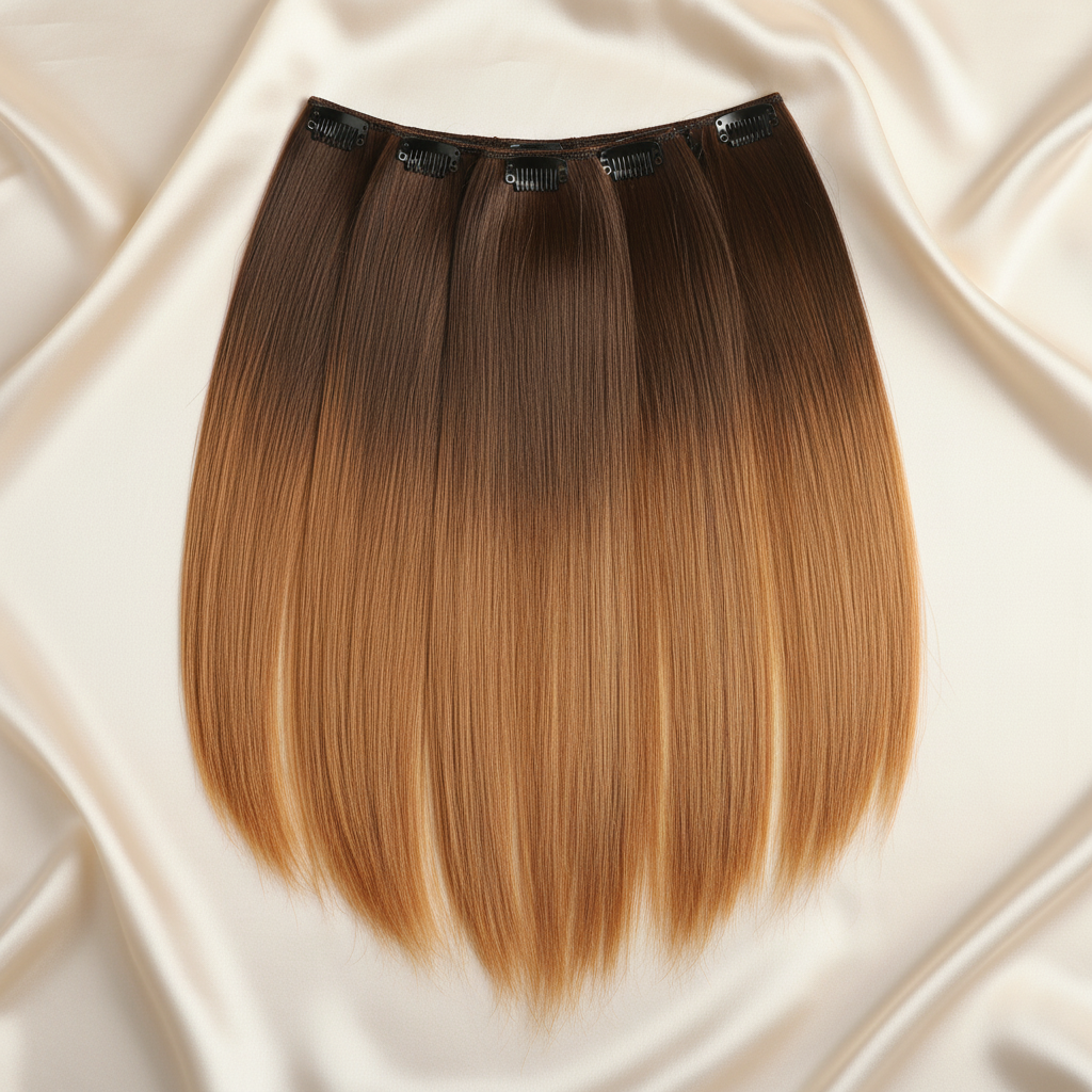 Ombre Clip-In Extensions - AI Editorial