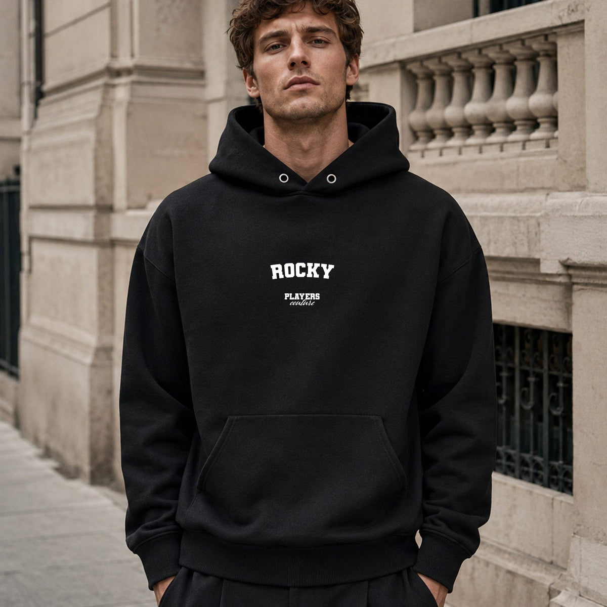 Men’s ROCKY Graphic Hoodie by Players Couture Players Couture