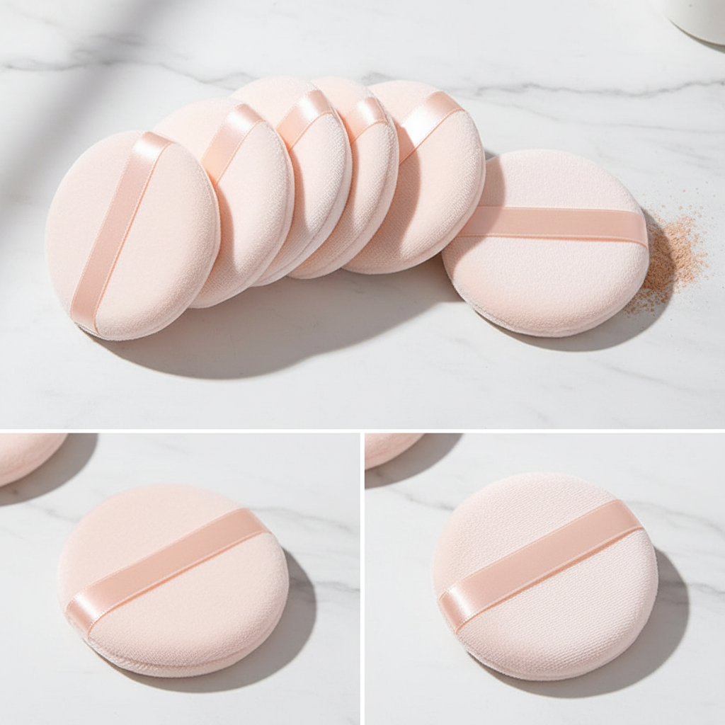 Round Powder Puff Sponges - AI Editorial