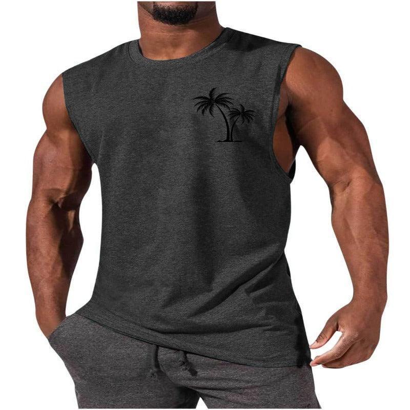 Men’s Lightweight Crew Neck Summer Tank Top