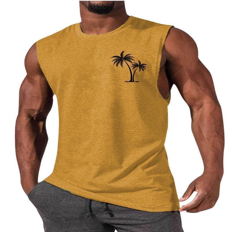 Men’s Lightweight Crew Neck Summer Tank Top