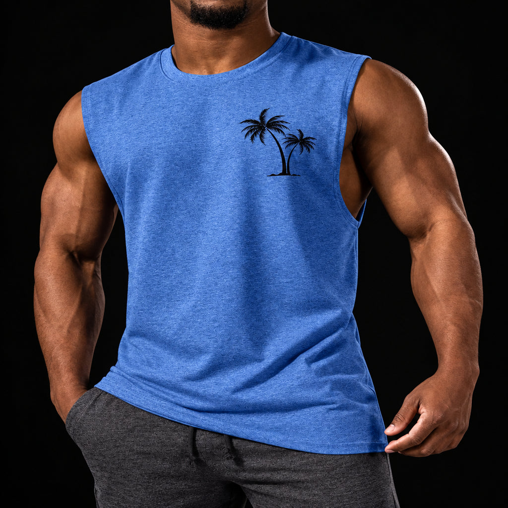 Men’s Lightweight Crew Neck Summer Tank Top